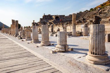 Ancient ruins of Ephesus Archaeological Museum, Izmir, Turkey 