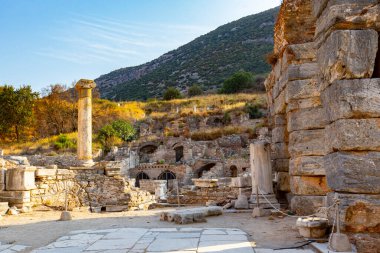 Ancient ruins of Ephesus Archaeological Museum, Izmir, Turkey 