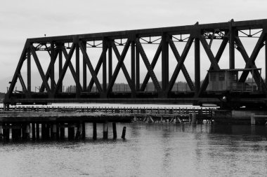 Vintage Swing Köprüsü Whidby Adası