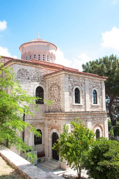 Iglesia Ortodoxa Isla Samos Grecia — Foto de Stock