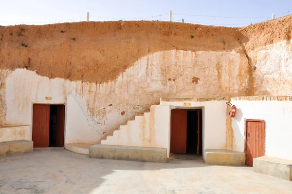 Matmata Tunisia Febrero 2009 Las Viviendas Subterráneas Bereberes Matmata Túnez — Foto de Stock