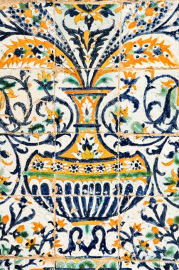 Tunus, TUNISIA - 06 Şubat 2009: Bardo Ulusal Müzesinde antik Roma mozaikleri