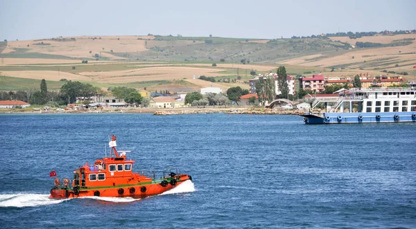 Anakkale Turquie Juin 2011 Remorqueur Mer Dans Les Dardanelles — Photo