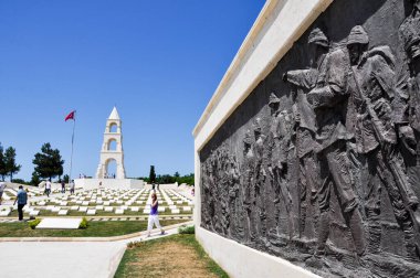 Çanakkale, Türkiye - 24 Haziran 2011: 57. Piyade Alayı Anıtı ve Mezarlığı. 57. Piyade Alayı, I. Dünya Savaşı sırasında Osmanlı Ordusu 'nun bir alayıydı..