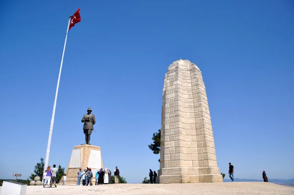 Canakkale Turquía Junio 2011 Estatua Ataturk Monumento Primera Guerra Mundial — Foto de Stock