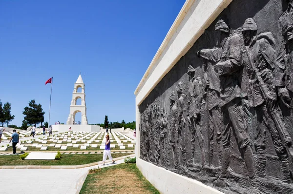 Canakkale Turquía Junio 2011 57º Regimiento Infantería Monumento Cementerio 57º — Foto de Stock