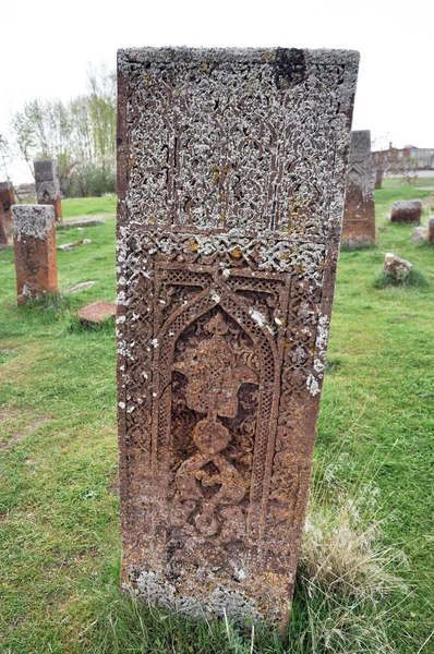 Bitlis Turquie Mai 2011 Cimetière Ahlat Seljukian Pierres Tombales Époque — Photo