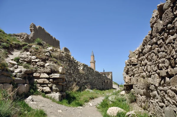 Van Türkiye Mayıs 2011 Tarihsel Van Castle Manzarası — Stok fotoğraf