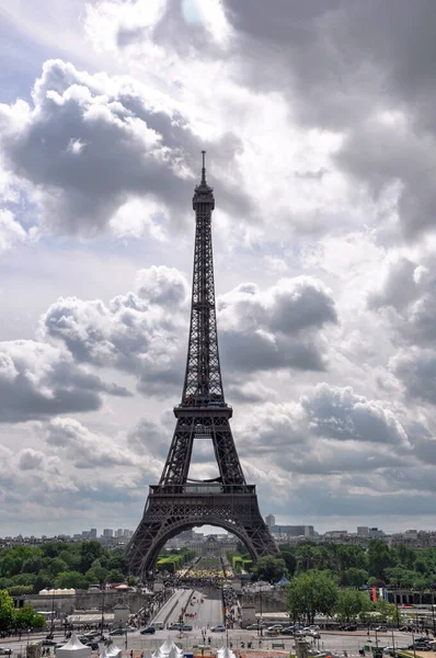Paris Frankrike Juli 2010 Eiffeltornet — Stockfoto