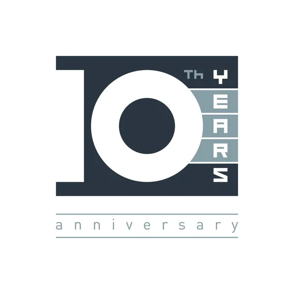 Modern Symbol Years Logo Emblem Sign Creative Template Celebration Anniversary — Stock Vector