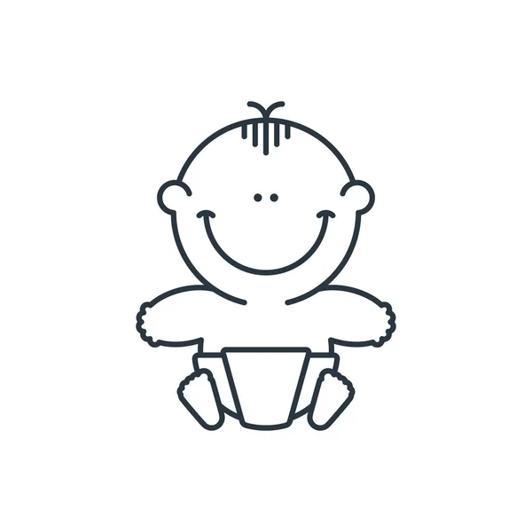 Anahat tarzı komik güzel bebek. Çocuk mağazaları için ürünleri ile bebek ve hamile kadınlar için. Vektör çizim.