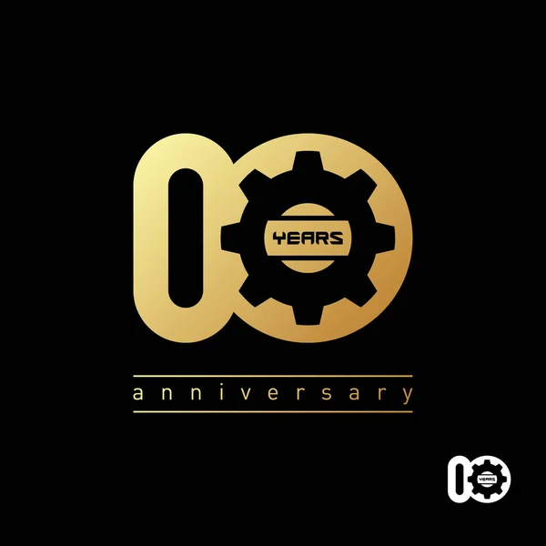 Modern altın sembol siyah arka plan üzerine logo, amblem veya işareti 