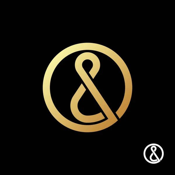 El şehir logo şablonu. Yaratıcı altın işareti siyah arka plan üzerine el şeklinde. Emlak acentaları ve İnşaat şirketleri için süper simge. Vektör çizim.