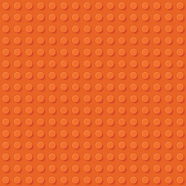 Mükemmel parlak yüksek kalite turuncu sorunsuz plastik inşaat saç. Tatlı parlak plastik inşaat blok ideal vektör arka plan. Reklam, afiş, broşür, web ve el ilanı için. CMYK