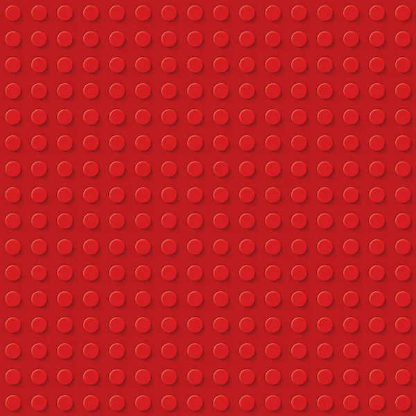 Mükemmel parlak yüksek kalite kırmızı sorunsuz plastik inşaat saç. Tatlı parlak plastik inşaat blok ideal vektör arka plan. Reklam, afiş, broşür, web ve el ilanı için. CMYK