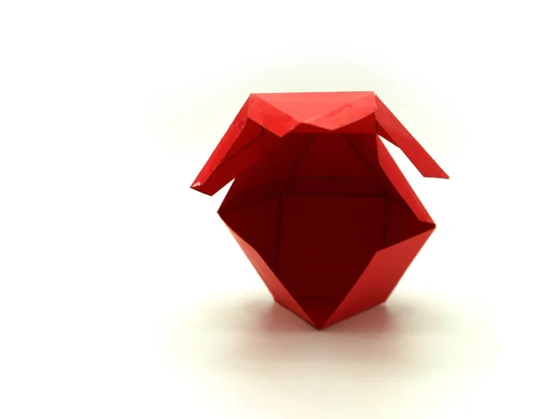 Geometría neta de Cuboctahedron. Forma de 2 dimensiones plegable para formar una forma 3d o un sólido. Figuras 3D desplegadas . — Foto de Stock