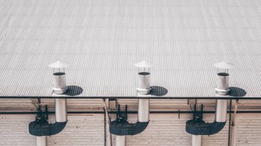 Ambar çatı ve egzoz