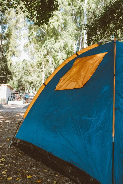 Tente Camping Est Dans Les Bois — Photo