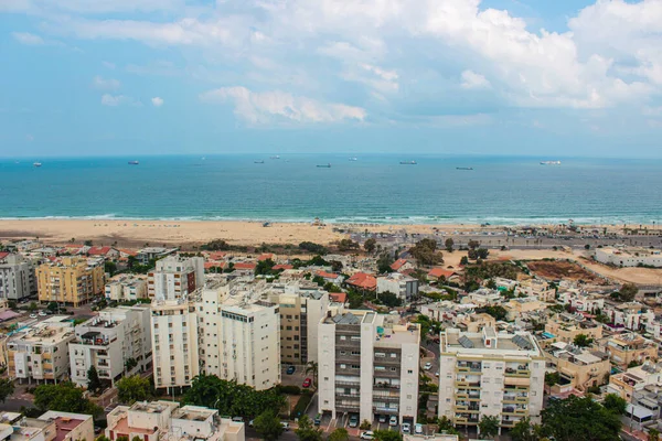 Uitzicht Vanaf Balkon Ashdod Israël — Stockfoto