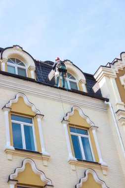 Kiev 'deki Vozdvizhenka Caddesi' ndeki güzel tarihi ev