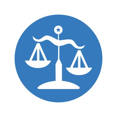 Denge, adalet vektör simgesi