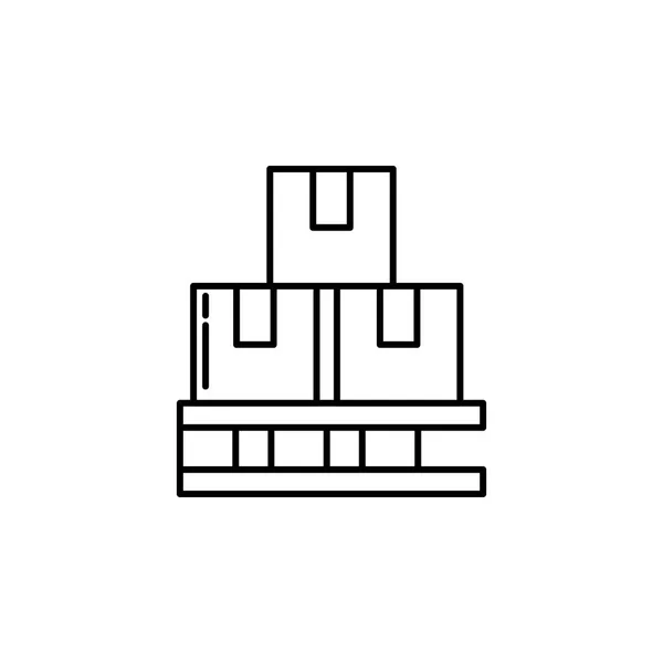 Kutuları Parsel Şaret Sembolleri Kullanılabilir Web Logo Mobil Uygulaması Kullanıcı — Stok Vektör