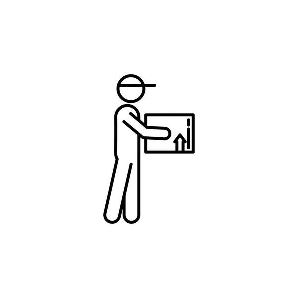 Курьерская Доставка Знаки Символы Могут Использованы Веб Логотип Мобильное Приложение — стоковый вектор