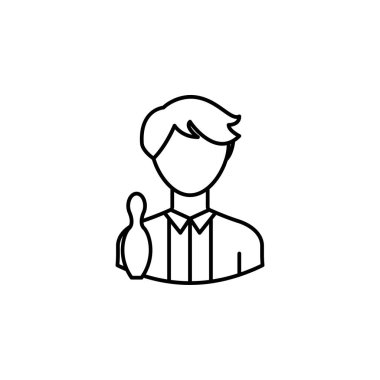 Avatar Melon anahat simgesi. İşaret ve sembolleri için web logosu mobil app kullanıcı arabirimi Ux beyaz arka plan üzerinde kullanılabilir