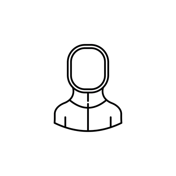 Значок Изгороди Аватара Знаки Символы Могут Использованы Веб Логотипа Мобильного — стоковый вектор