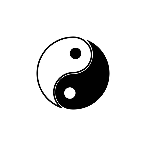 yin yang anahat simgesi. İşaret ve sembolleri kullanılabilir web, logo, mobil uygulaması, kullanıcı arabirimi, beyaz arka plan üzerinde Ux için