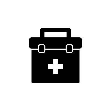 tıbbi ilk yardım kiti anahat simgesi. İşaret ve sembolleri kullanılabilir web, logo, mobil uygulaması, kullanıcı arabirimi, beyaz arka plan üzerinde Ux için