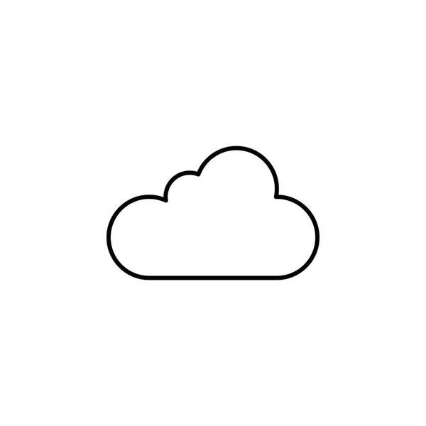 Cloud Data Disposition Ikonen Tecken Och Symboler Kan Användas För — Stock vektor