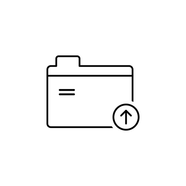 Fichiers Télécharger Dossier Aperçu Icône Signes Symboles Peuvent Être Utilisés — Image vectorielle