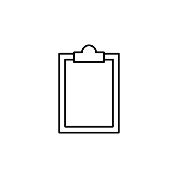 Carte Tampon Clip Aperçu Icône Signes Symboles Peuvent Être Utilisés — Image vectorielle