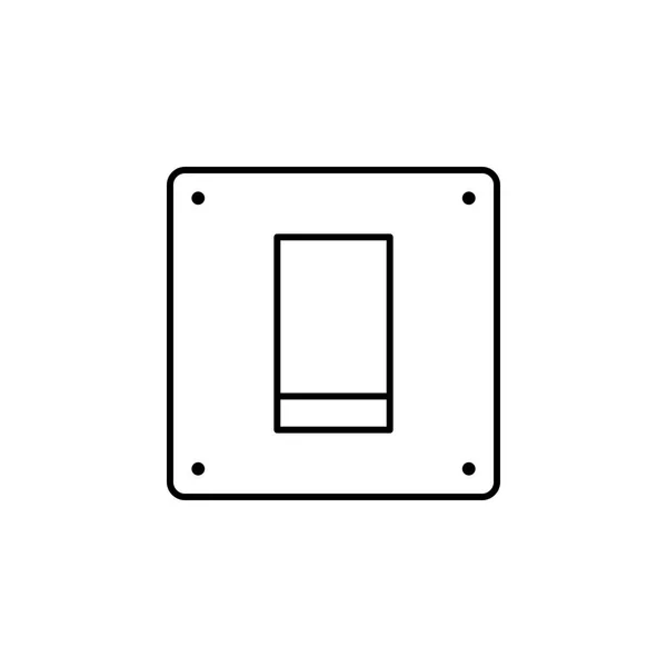 Iväg Switch Disposition Ikonen Tecken Och Symboler Kan Användas För — Stock vektor