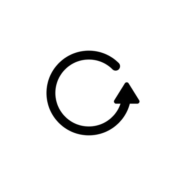 Revert Rotate Replay Arrow Icon Знаки Символы Могут Использованы Веб — стоковый вектор