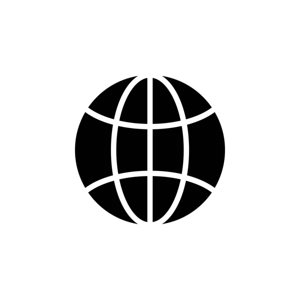 Terre Monde Planète Icône Mondiale Signes Symboles Peuvent Être Utilisés — Image vectorielle