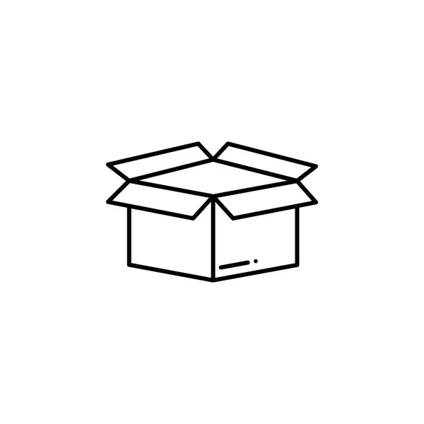 sihirli kutu anahat simgesi. İşaret ve sembolleri kullanılabilir web, logo, mobil uygulaması, kullanıcı arabirimi, beyaz arka plan üzerinde Ux için