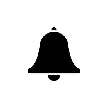 Alarm zili tebliğ kutsal kişilerin resmi. İşaret ve sembolleri kullanılan web, logo, mobil uygulaması, kullanıcı arabirimi, Ux için