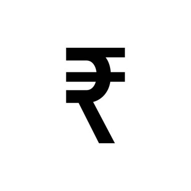 Hint Rupisi simgesi. İşaret ve sembolleri kullanılan web, logo, mobil uygulaması, kullanıcı arabirimi, Ux için
