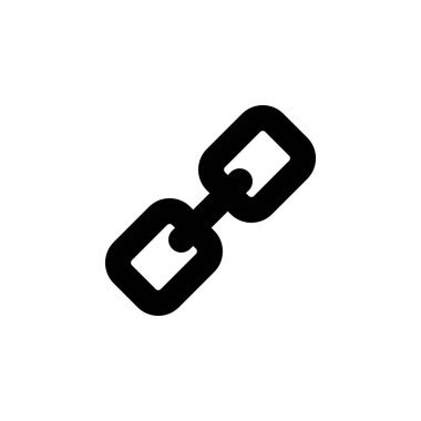bağlantı, zincir simgesi. İşaret ve sembolleri kullanılan web, logo, mobil uygulaması, kullanıcı arabirimi, Ux için