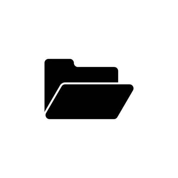 Icona della cartella aperta. Segni e simboli possono essere utilizzati per il web, logo, app mobile, UI, UX — Vettoriale Stock