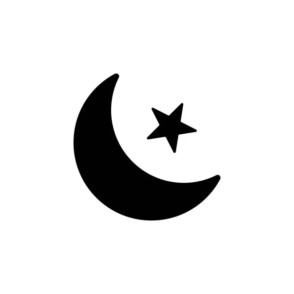 Moon star phase icon. Signs and symbols can be used for web, logo, mobile app, UI, UX — Stock Vector