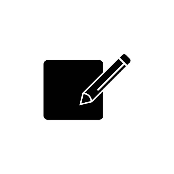 Kalem, kurşun kalem simgesini. İşaret ve sembolleri kullanılan web, logo, mobil uygulaması, kullanıcı arabirimi, Ux için — Stok Vektör