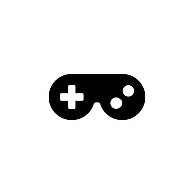 Gamepad konsol simgesi. İşaret ve sembolleri kullanılan web, logo, mobil uygulaması, kullanıcı arabirimi, Ux için
