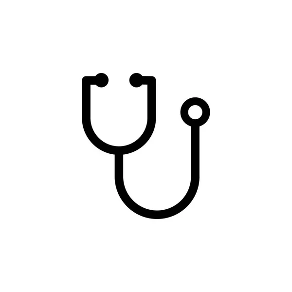 听诊器图标。标志和符号可用于网页, 标志, 移动应用程序, ui, ux — 图库矢量图片