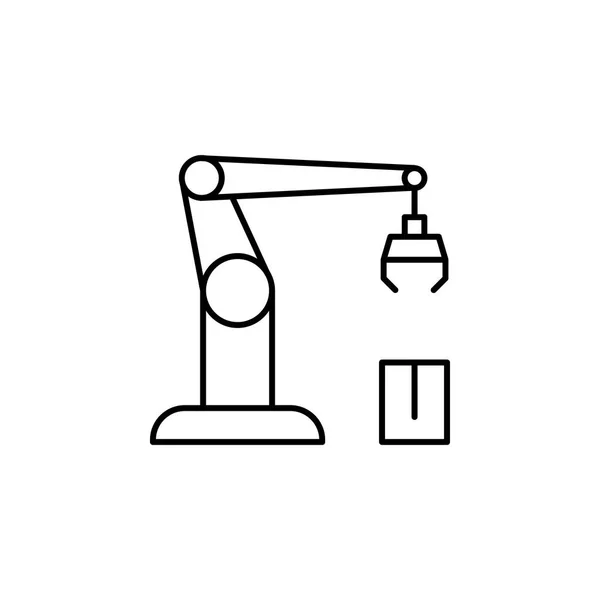 Robotika robot szerkezeti ikon. Jelek és szimbólumok használható web, logó, mobil app, Ui, Ux — Stock Vector
