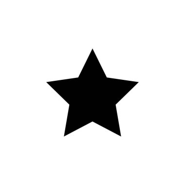 Yıldız simgesi. Hava illüstrasyon unsuru. İşaret ve sembolleri kullanılan web, logo, mobil uygulaması, kullanıcı arabirimi, Ux için