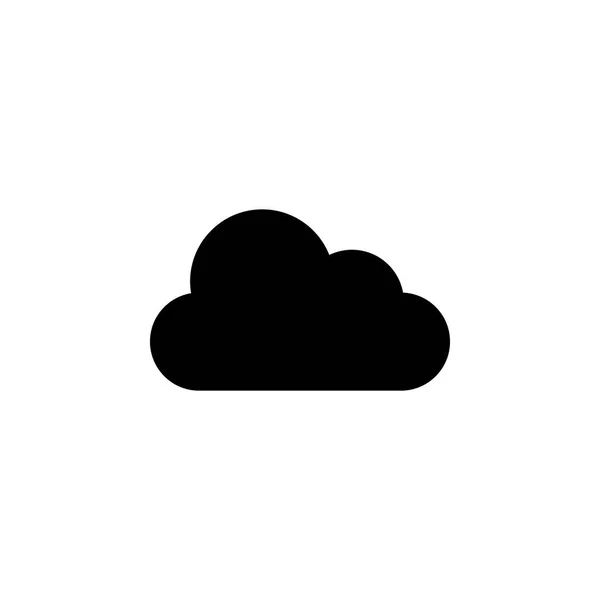 Természet felhő ikonra. Időjárás illusztráció elem. Jelek és szimbólumok használható web, logó, mobil app, Ui, Ux — Stock Vector