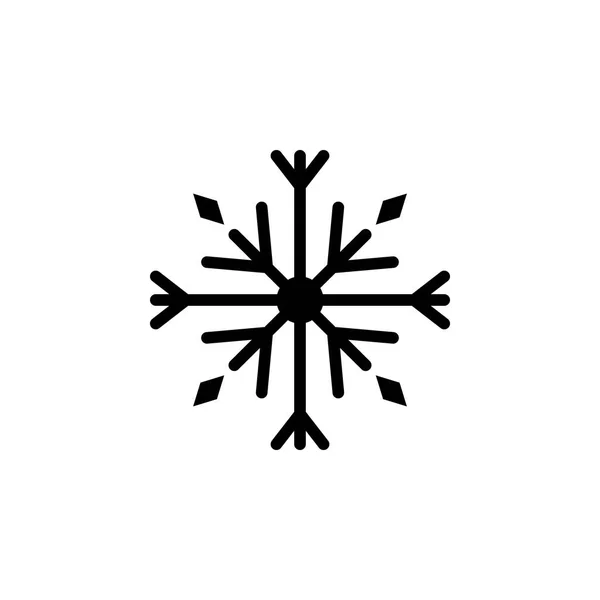 Sneeuwvlok pictogram. Element van de afbeelding weer. Tekens en symbolen kunnen worden gebruikt voor web, logo, mobiele app, Ui, Ux — Stockvector